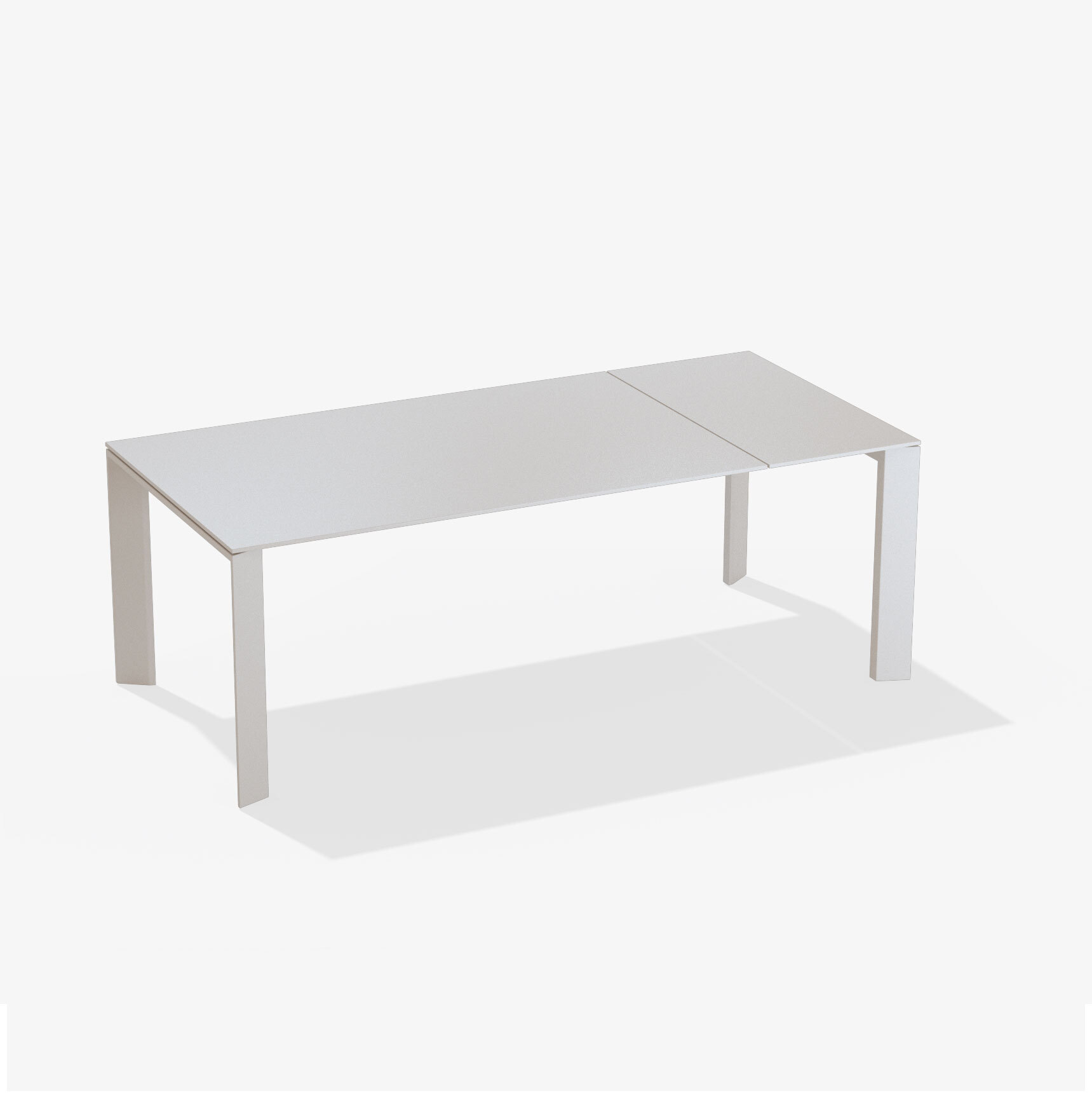 Grande Arche extendible rectangular table 160/210 x 90 x h 74 cm