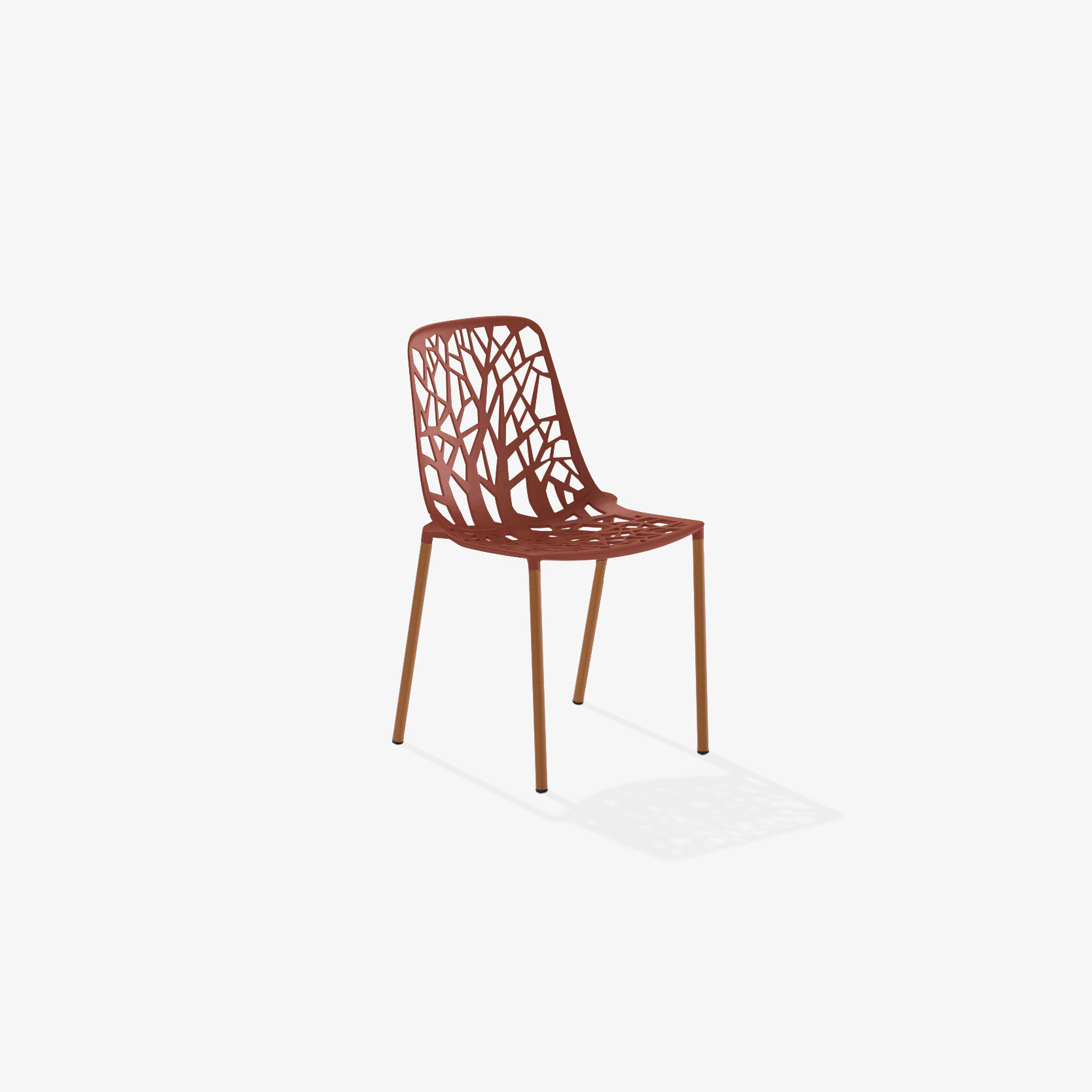 FINCATI Oversized Beige PE Wicker Outdoor Rocking Chair